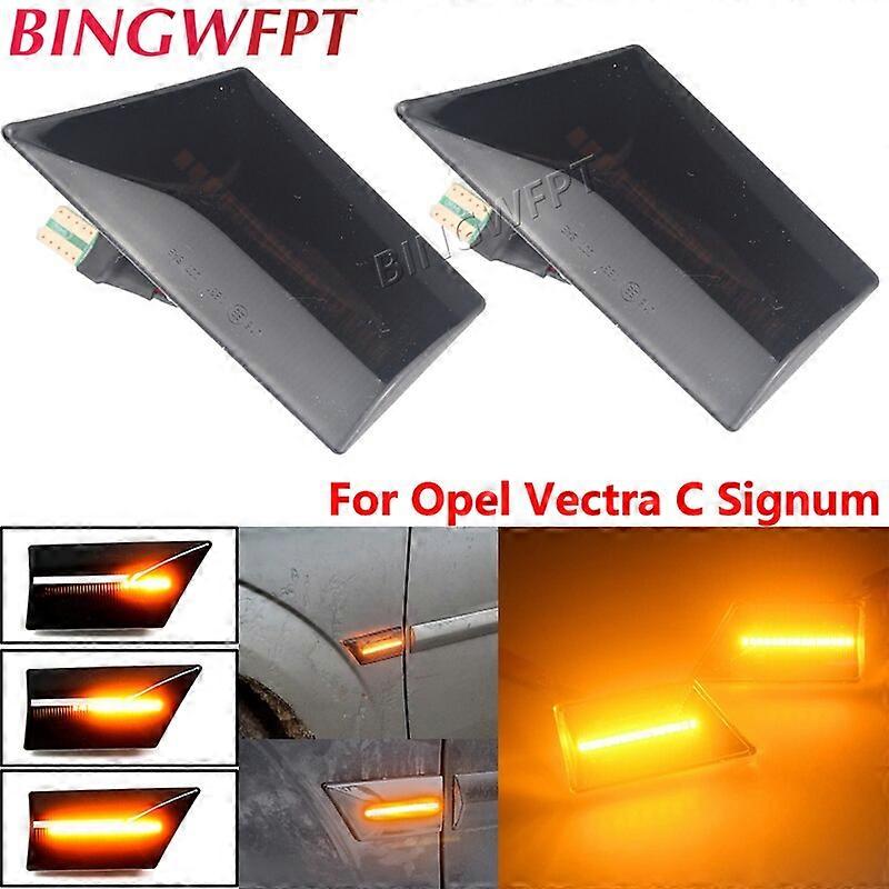 Sequential Flashing LED Turn Signal Side Marker Light Dynamic Blinker 93192381 93192382 For Opel Vectra C Signum 2003-2008 Motor Vehicle Lighting