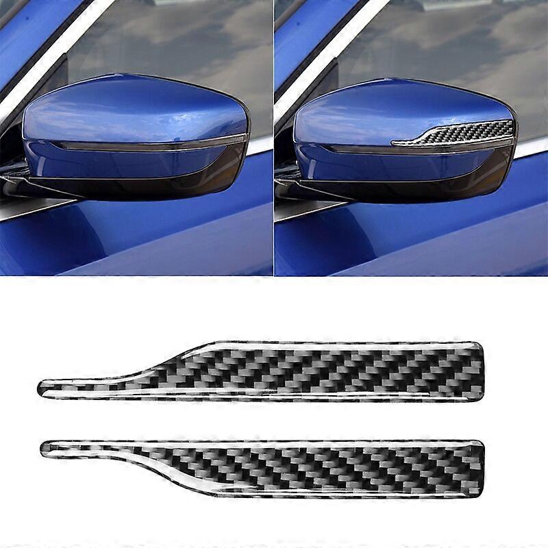 2pcs For BMW E90 E60 F30 F34 F10 F20 X1 Car Rearview Mirror Sticker Strip Protector Anti-Collision Decals Styling Accessories Vehicle Decor Accessory