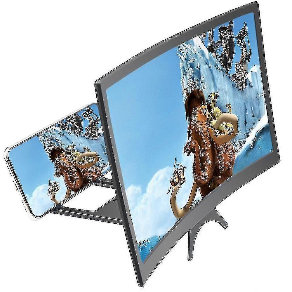 12inch Mobile Ph Amplifier Magnifying Glass D Bracket H Projector