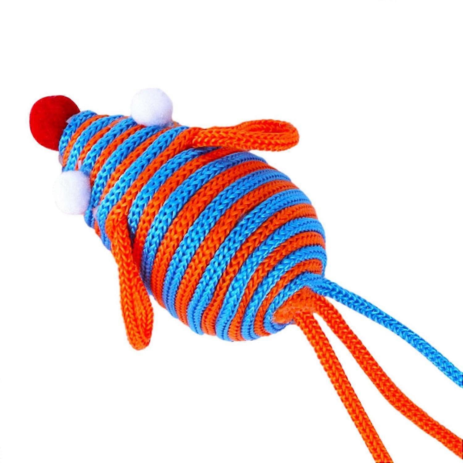 Cat Toy Bite-resistant Creative Exquisite Relieve Boredom Bright Color Mouse Shape Pet Cat Chew Toy