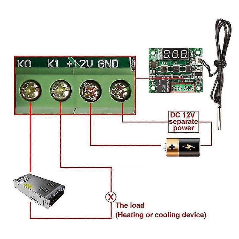 10 Pcs W1209 Dc 12v Temperature Control Switch Temperature Controller