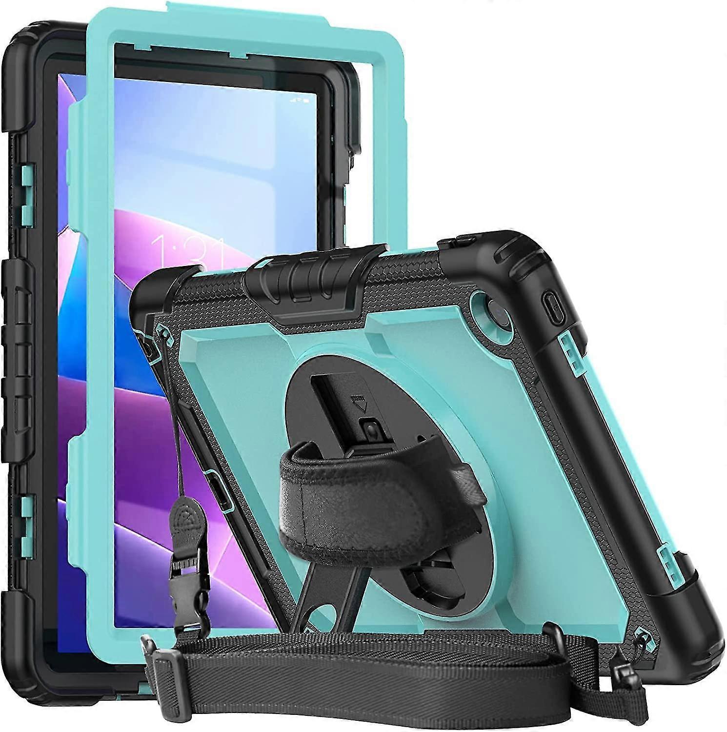 Case For Lenovo Tab M10 Plus 3rd Gen 10.6 Inch 2022 | Tb125fu/tb128fu/tb128xu Case With Screen Protector Pen Holder | 3 Layer Shockproof Rugged Durabl