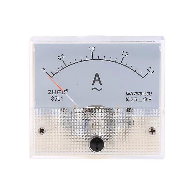 Compact Analog Ammeter AMP Current Meter Gauge Dial Type Current Testing Tool