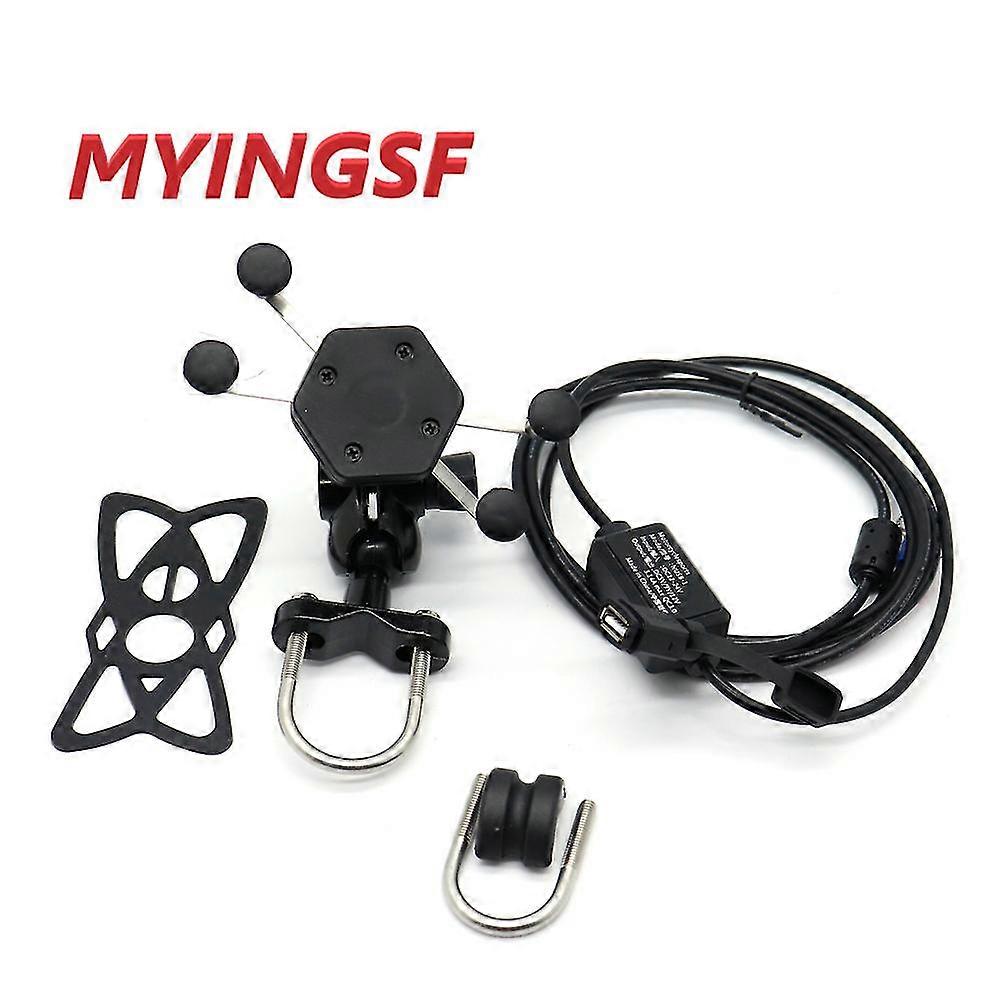 X-grip držák telefonu USB nabíječka pro yamahu mt-09 mt-07 mt-03 mt-25 mt-01 mt09 mt07 tracer motocykl GPS navigační držák