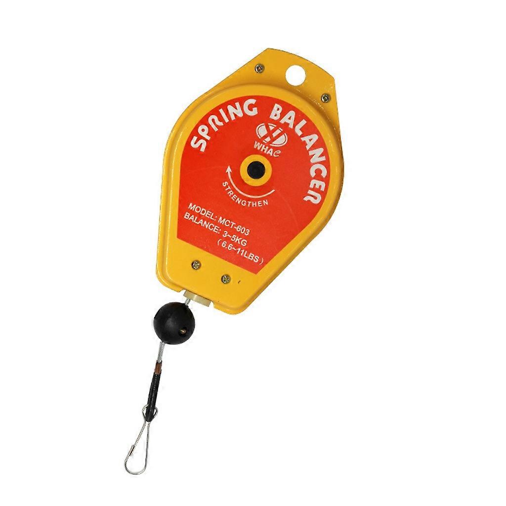 Retractable Spring Balancer Steel Wire Rope Measuring Tool Hanging Lifting Hook