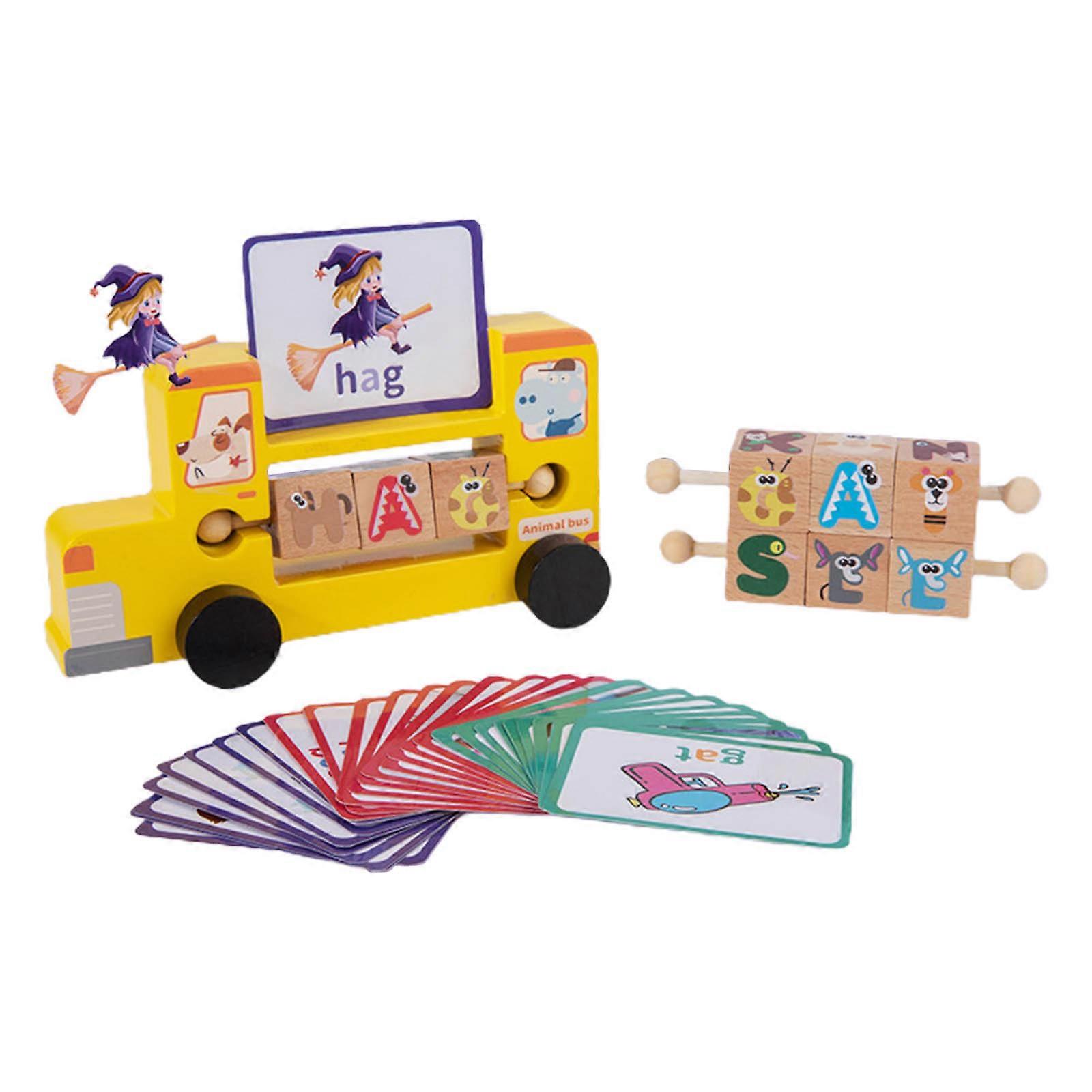 Kinder Puzzle Board Gehirn Entwicklung Wort Matching Spielzeug Primäre Aktivität