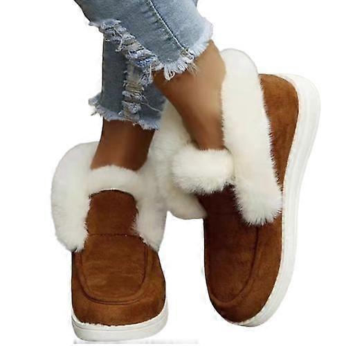 Women's Micro Suede Fuzzy Plush Lined Slippers with Cozy Memory Foam