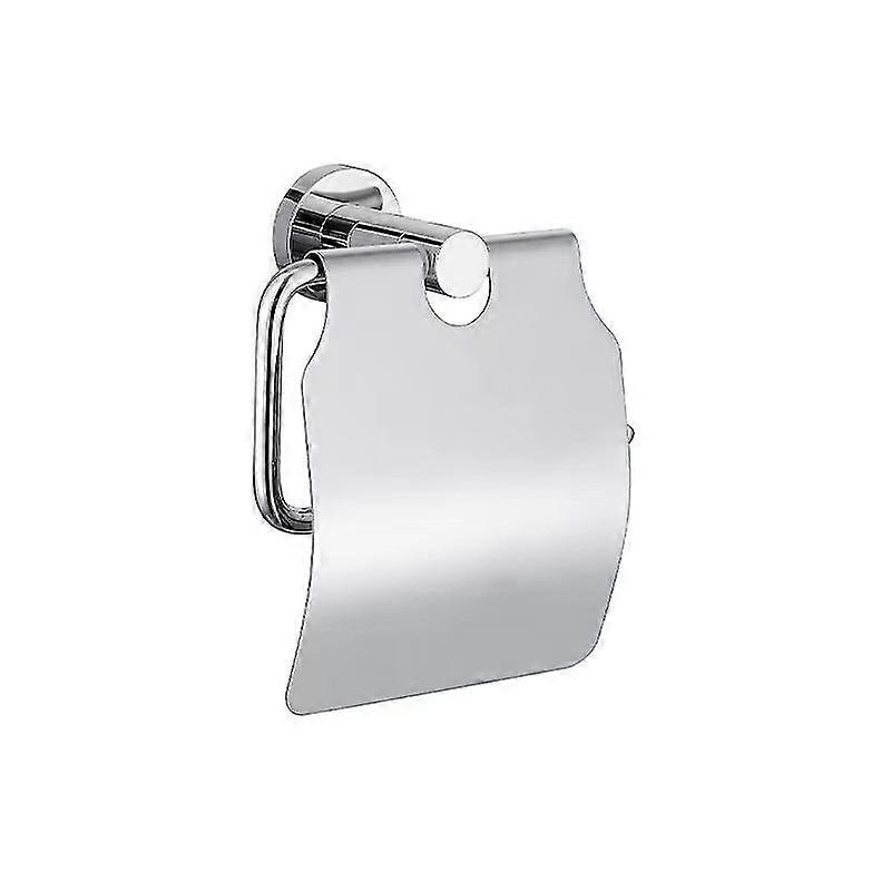 Soporte de papel con tapa de plata