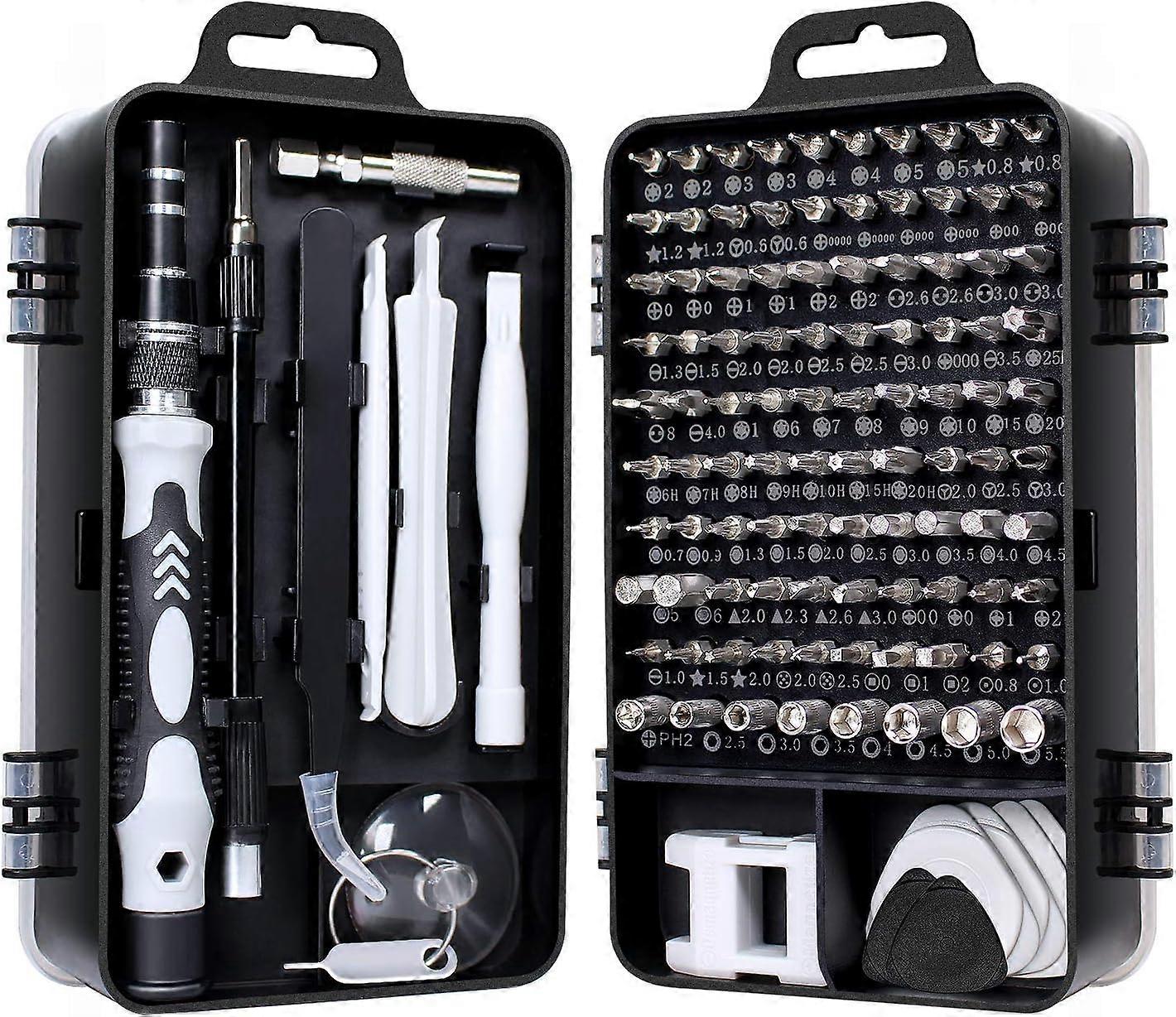 115 in 1 Mini Screwdriver Set - Precision Kit - Torx Screwdriver - Computer Disassembly - DIY -Yellow