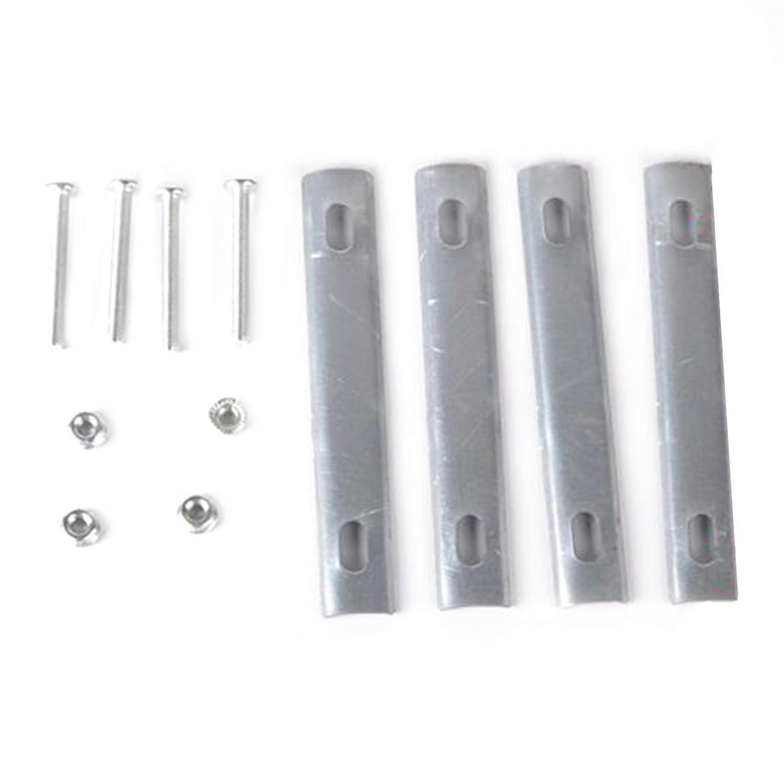 QingHai 1 Set Fixing Screws Easy Installation Anti-rust High Strength Fixed Tightly Install Accessories Bicycle Basket Fixed Gasket Bike Supply