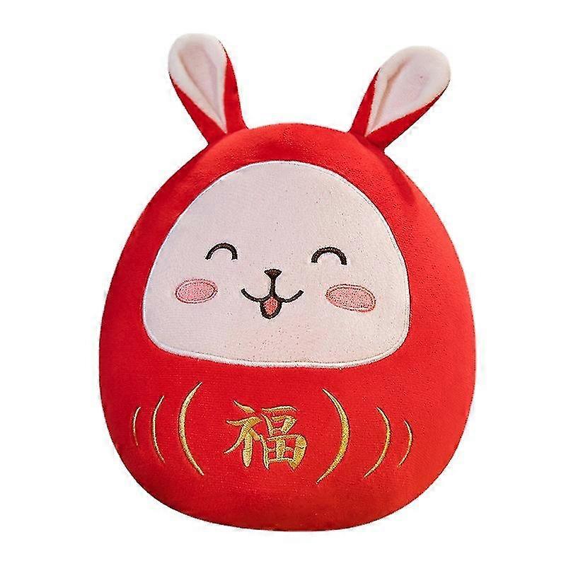 Year Of The Rabbit Red Plush Toy Decorative Doll