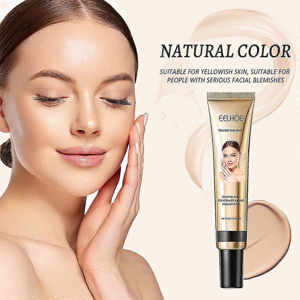 30g Concealer Liquid Foundation Lasting Base Cream Moisturizing Liquid Foundation