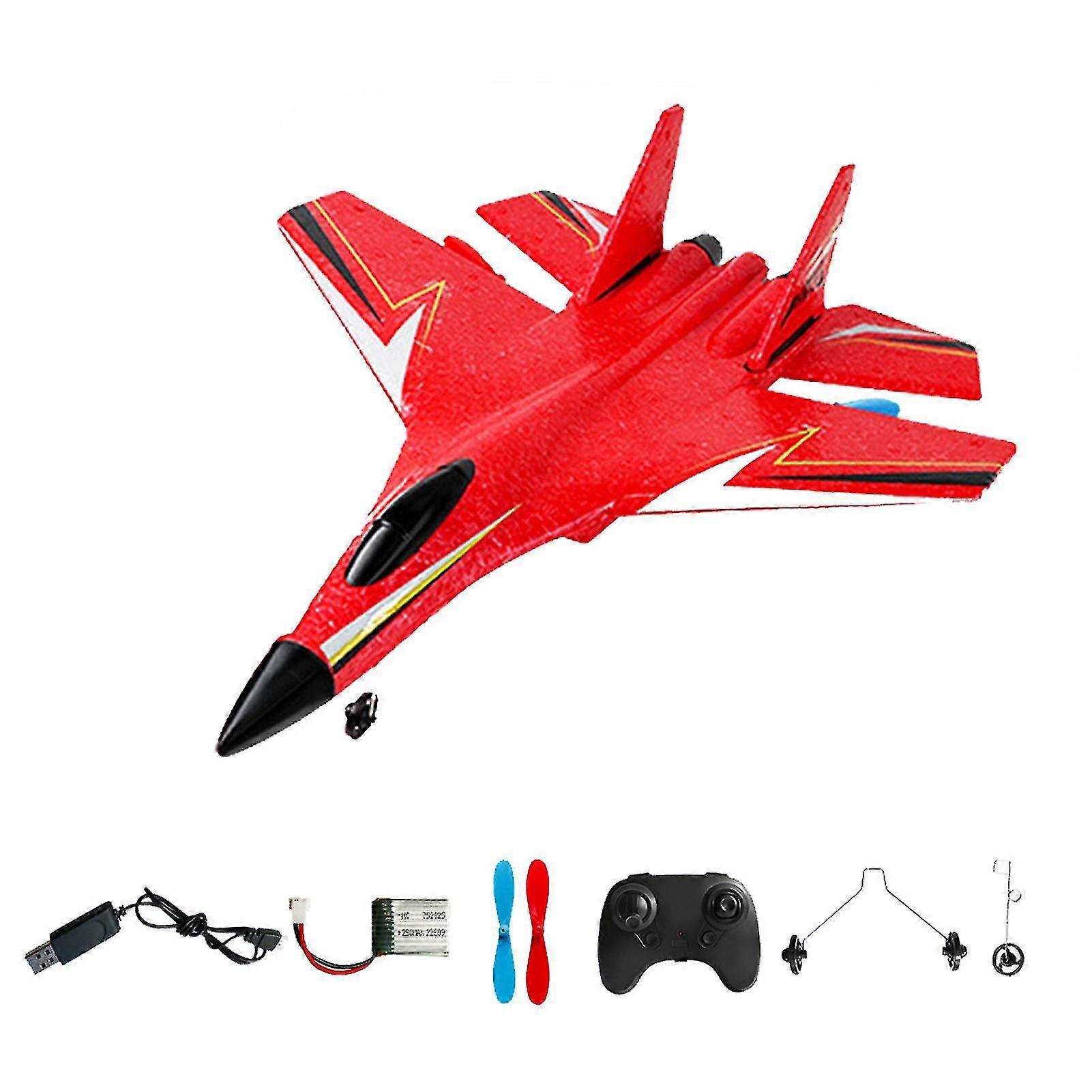 Beginner 2 Channel Rechargeable Epp Easy Fly Adults Kids With Light Rc Airplane