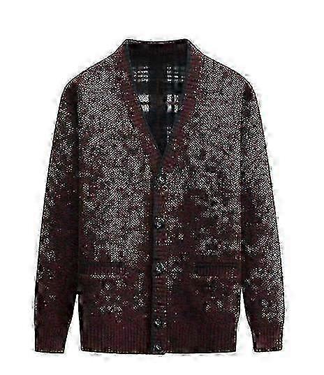 Herren Pullover Cardigan dicker warmer Pullover