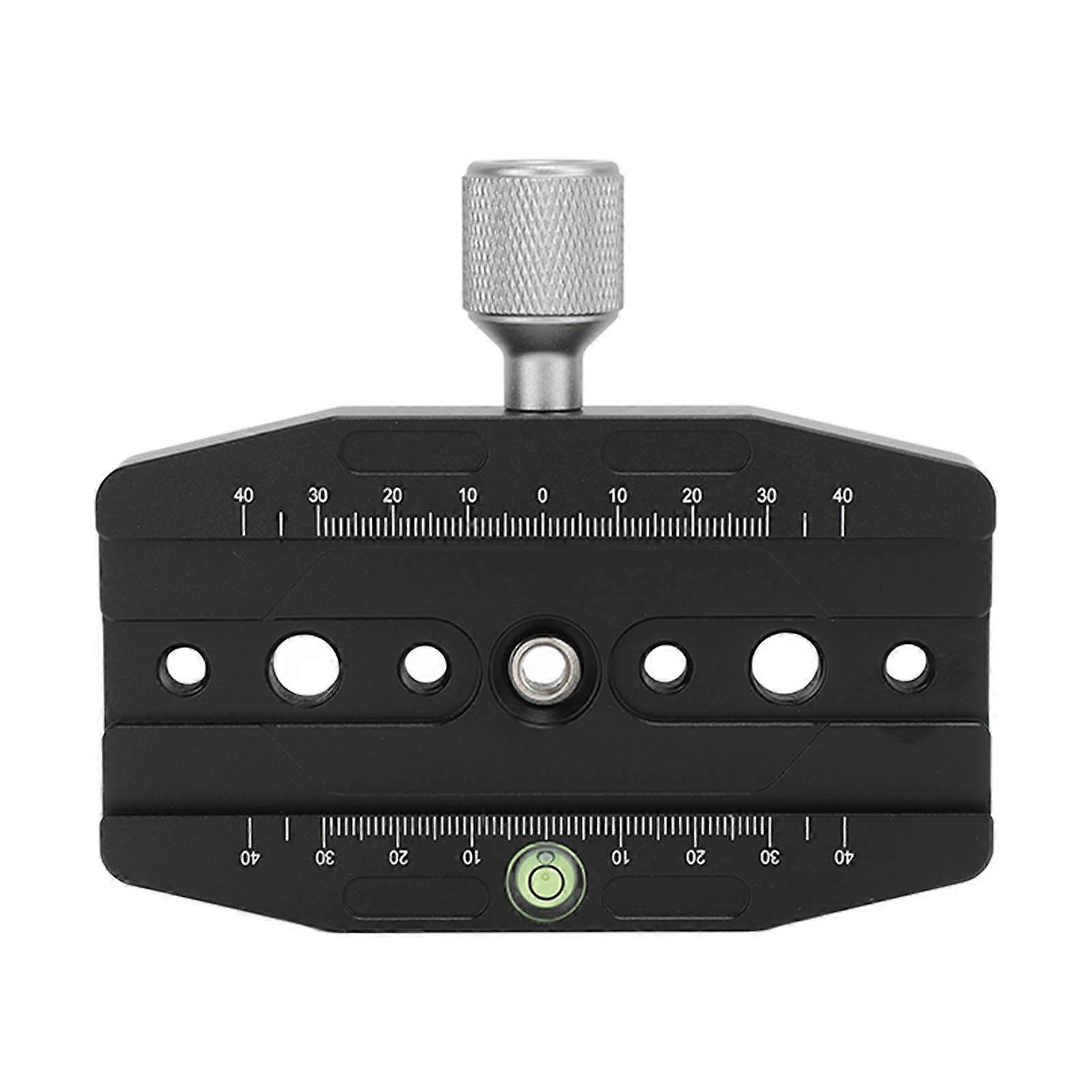 Camera Quick Release Clamp for Arca Swiss Style Plate with 1/4in 3/8in Screw Hole Aluminum Alloy Accuracy Scale Camera Quick Change Seat