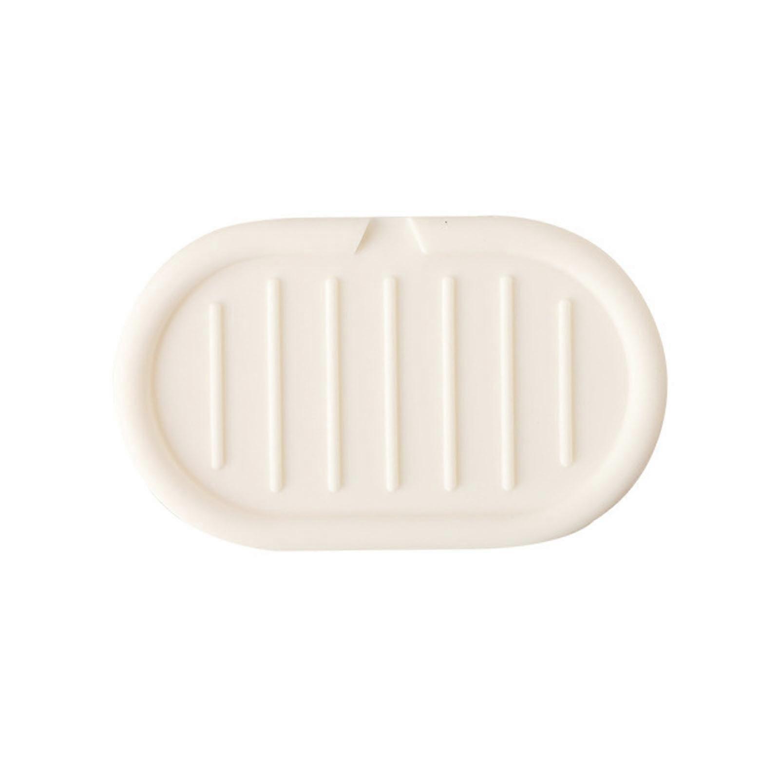 Soap Holder Easy Automatic Drainage Design Melt-Proof Anti-slip Soap Organizer Silicone Soap Pad for Kitchen Bathroom Laundry Soap Dish