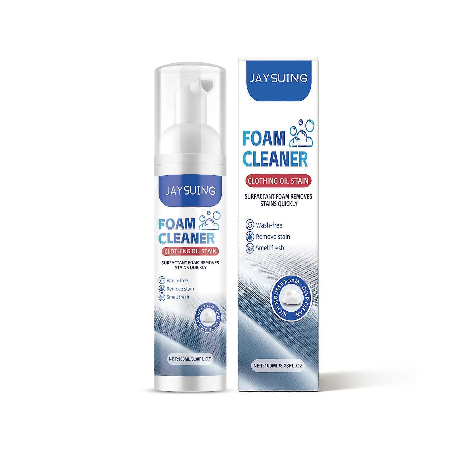 Powerful Oil Stain Remover Foam Cleaner - Gentle, Fragrance-Infused Laundry Stain Remover for All Fabrics, 100ml | Easy Spray & Wipe Solution for Rust