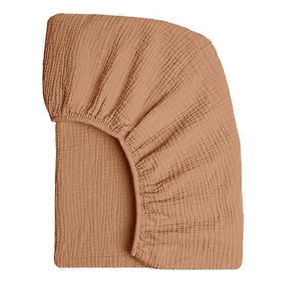 Baby Cradle Sheet Solid Color Elastic Edge Easy Installation Fits Oval Round Rectangular Hourglass Mattresses Boys Girls Bassinet Bed Sheet