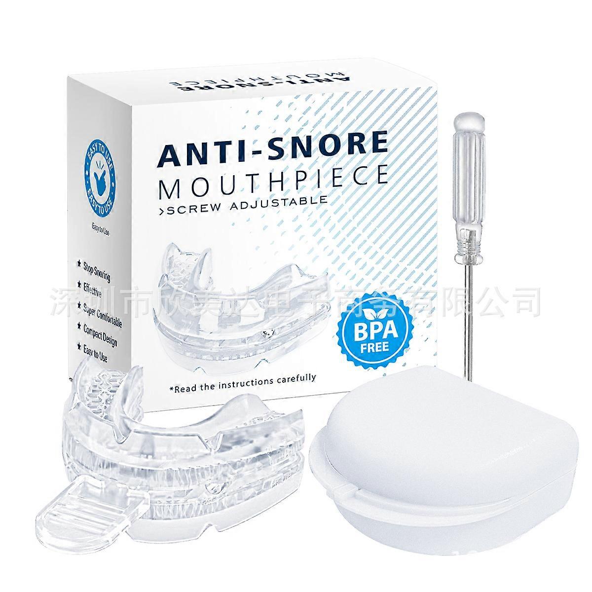 Anti Snoring Device,Anti Snoring Mouthpiece Mouth Guard,Effective Anti Snore Solution for Men and Women to Reclaim Peaceful Sleep