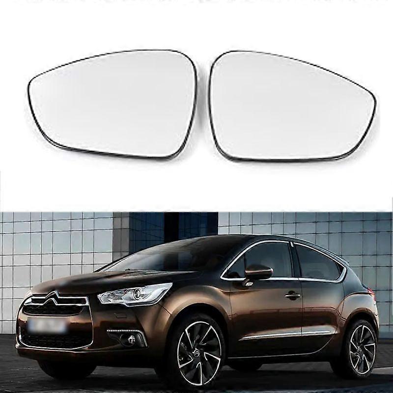Exquisite For 11-17 Citroen C4 DS4 rear-view lens heating rearview mirror reflective lens
