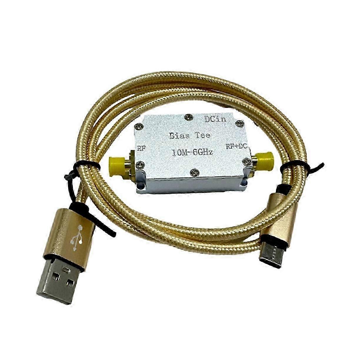 Microwave Capacitor Rf Feeder Box Bias Coaxial Feeder Rf Isolation 10m-6ghz Multifunction Low Inser