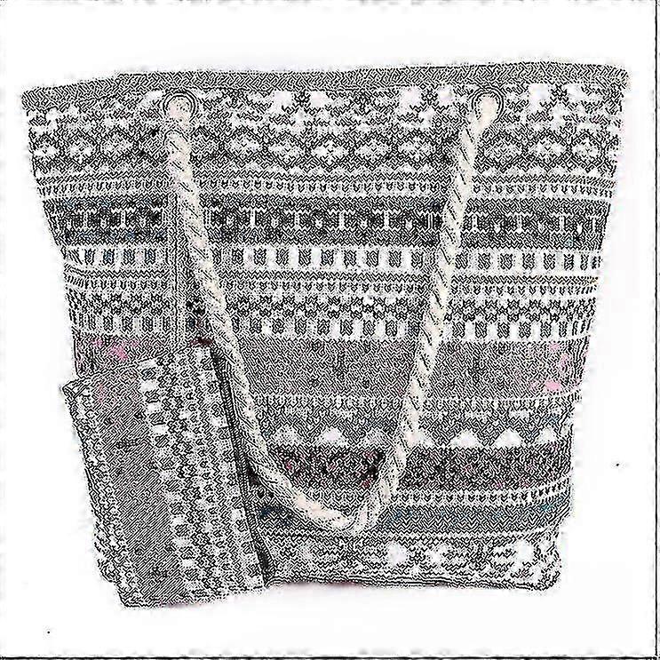 حقيبة شاطئ كبيرة ، حقيبة شاطئ حقيبة المتسوق النسائية حقيبة الصيف حقيبة الكتف قماش كيب