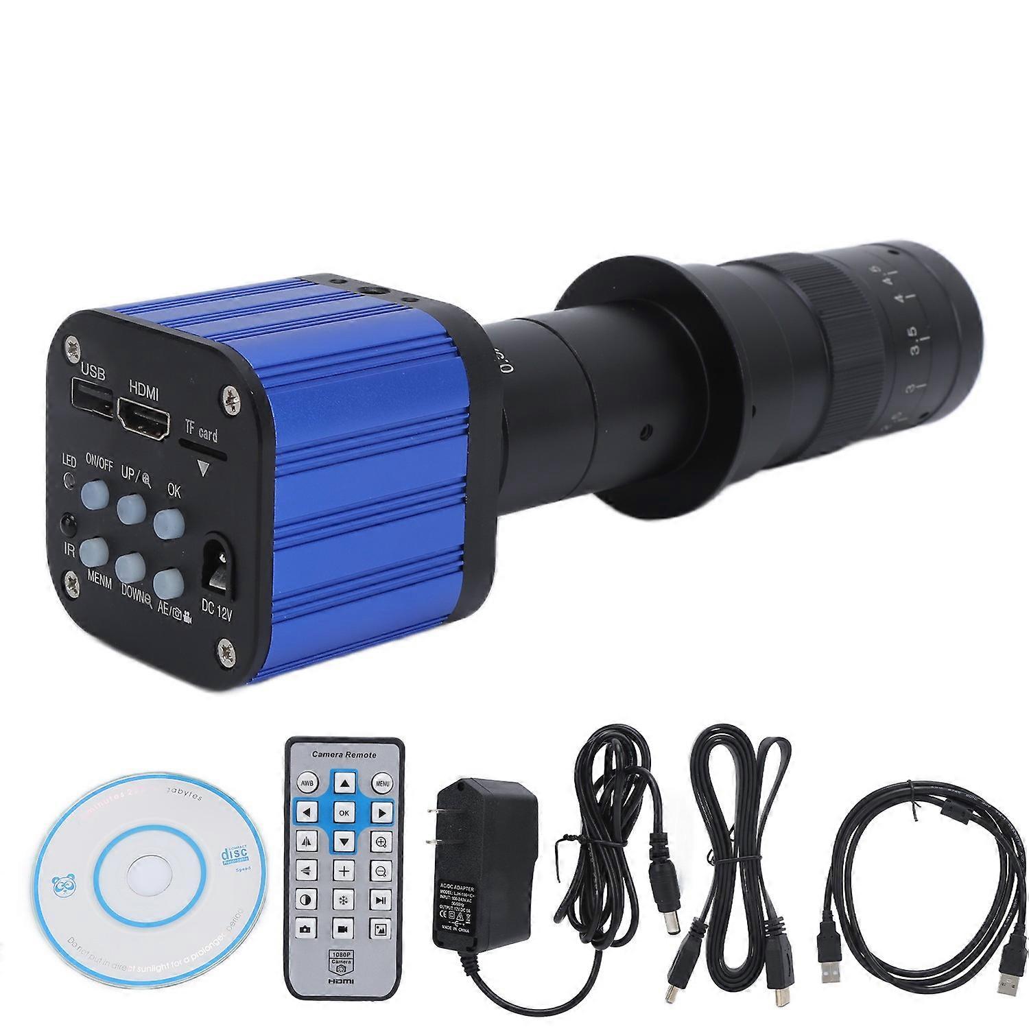 4K 180x C Mount Industrial Camera High Definition Video Microscope Camera for Repairing for SONY Sen
