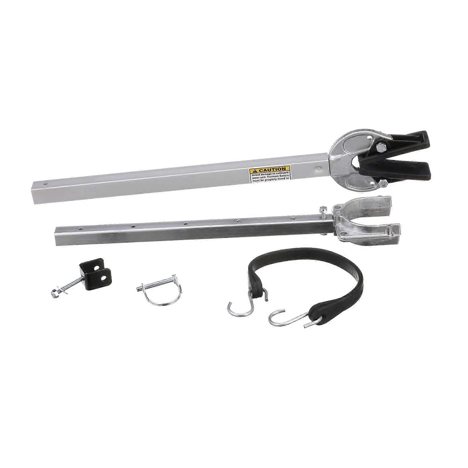 Łódź Regulowana pawęż Saver Gumowa łódź Praktyczna stalowa podpora silnika łodzi Srebrna