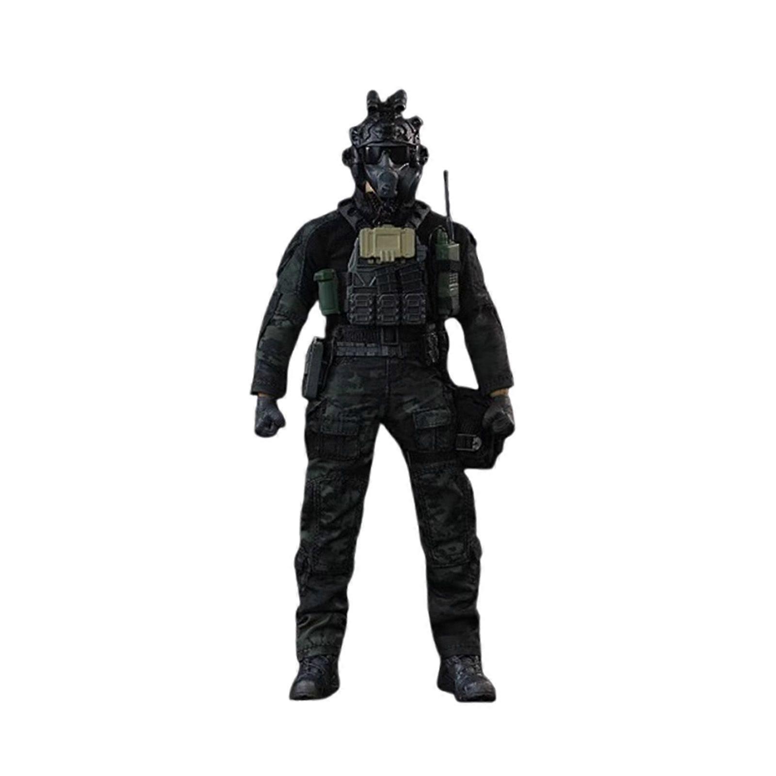 蓮木SA01用 1/12 ブラックオプス 6インチ コレクティブル アクションフィギュア 兵士 モデル玩具