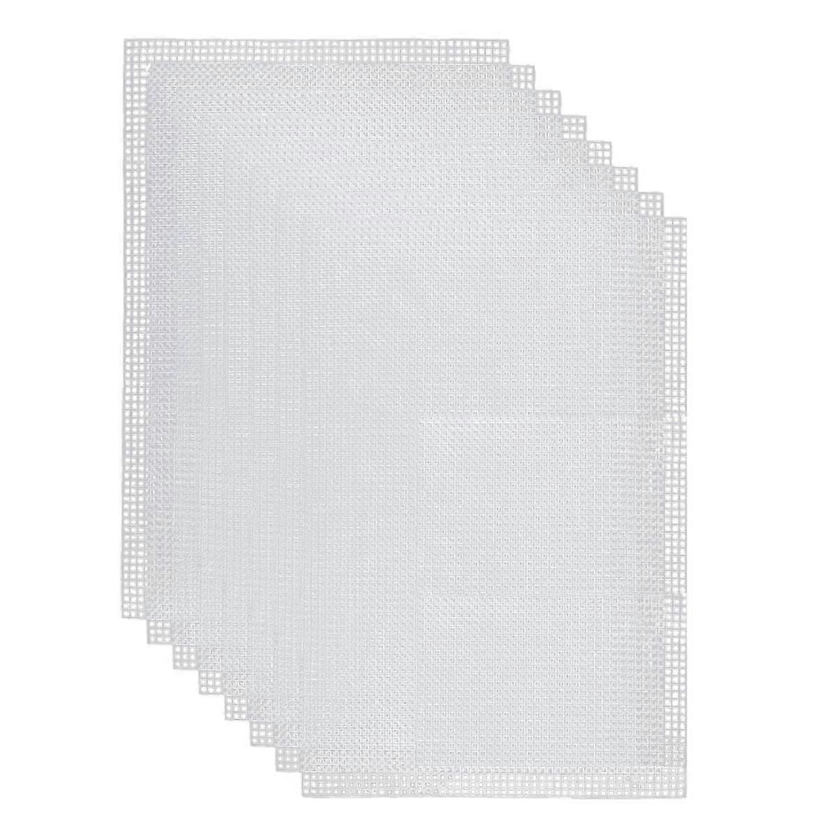 Mesh Canvas Sheets for Embroidery, Fursuit Eye Mesh, White Needlepoint Mesh Canvas for Crafts DIY