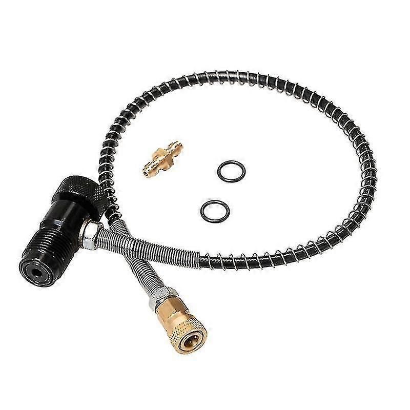 PCP Scuba Diving HPAT Valve Filling Station Refill Adapter Top Spin Button G5/8 Male 300Bar Air Inflation