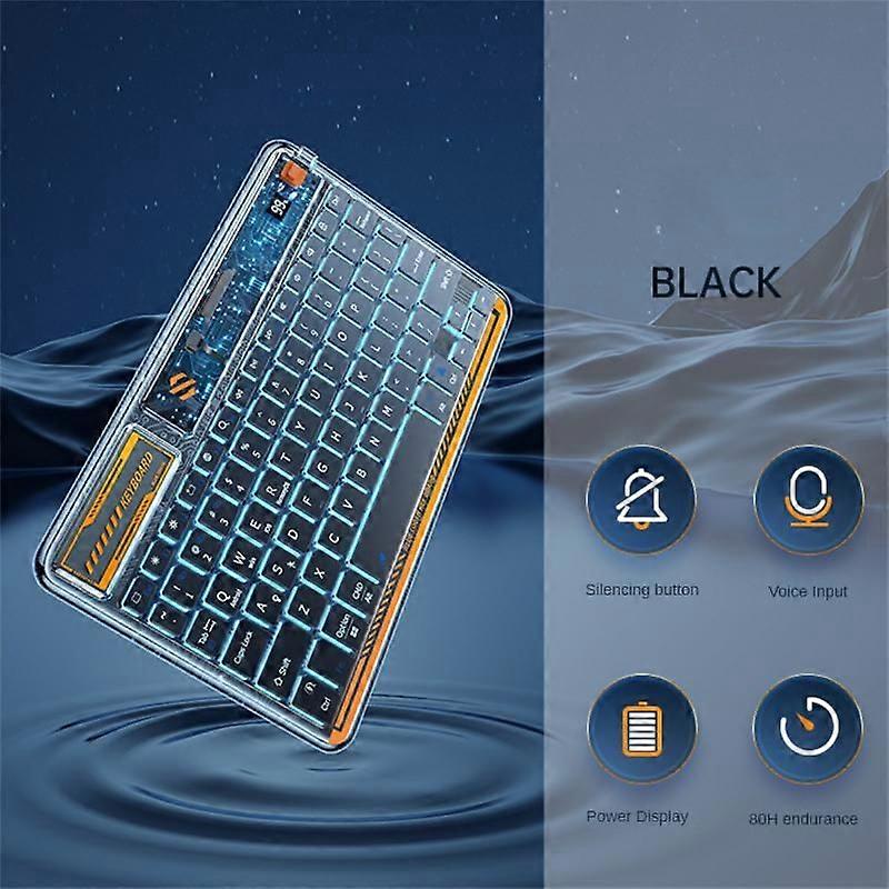 Backlit For IPad Keyboard And Mouse Backlight Bluetooth-compatible Keyboard For IOS Android Windows Wireless Keyboard And Mouse