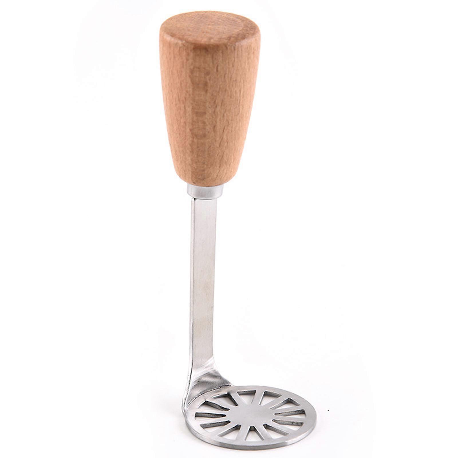 Mini Potato and Avocado Masher with Non-Slip Wooden Handle