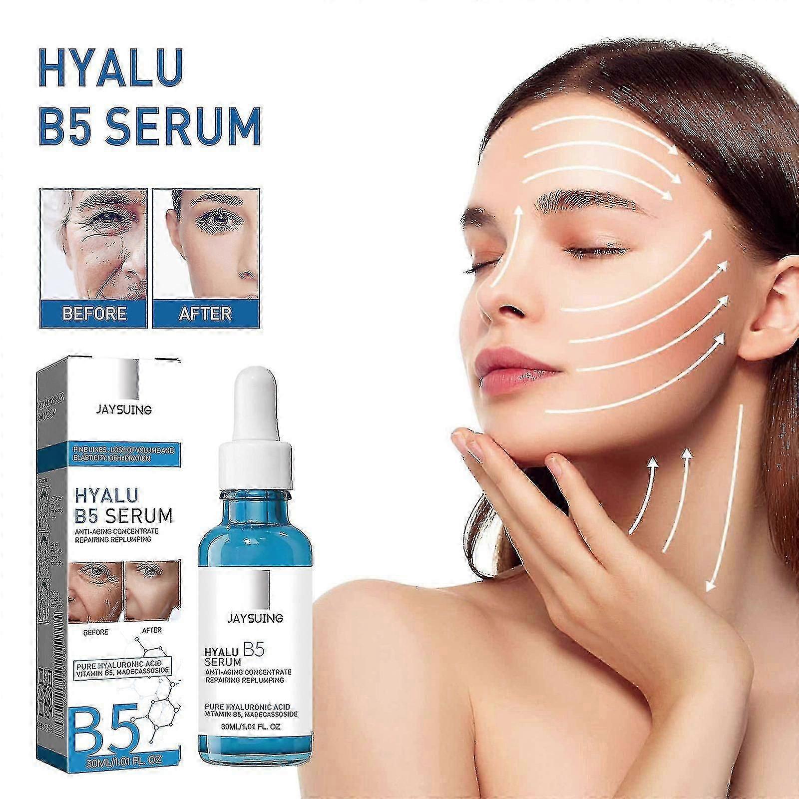 Jaysuing Anti-Wrinkle Firming B5 Essence يتلاشى الخطوط الدقيقة على الوجه ويرطب البشرة ويشدها ويفتحها. BF |