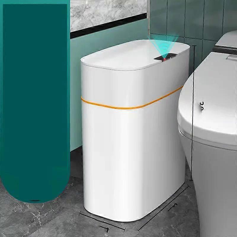 Smart Sensor Trash Can Home Intelligent Waste Bin Rubbish Can Dustbin Kitchen USB Charging Touch Sensor Garbage Bucket