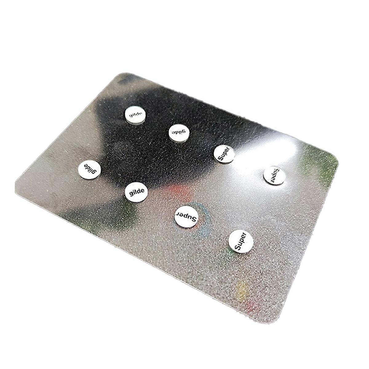 1 Piece Glass Mouse Skates Feet Pads Universal Small Round Dots Sticker DIY Mice Pad for Esports Gaming Mouse Color: B