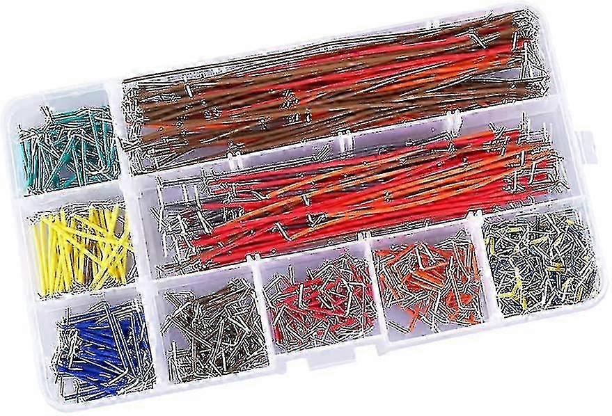 Breadboard Jumper Wire Kit 14 Lengths Assorted Jumper Wires For Solder Circuits 560pcs Heat Shrink Tubing Kit (colorful) (560pcs) f74