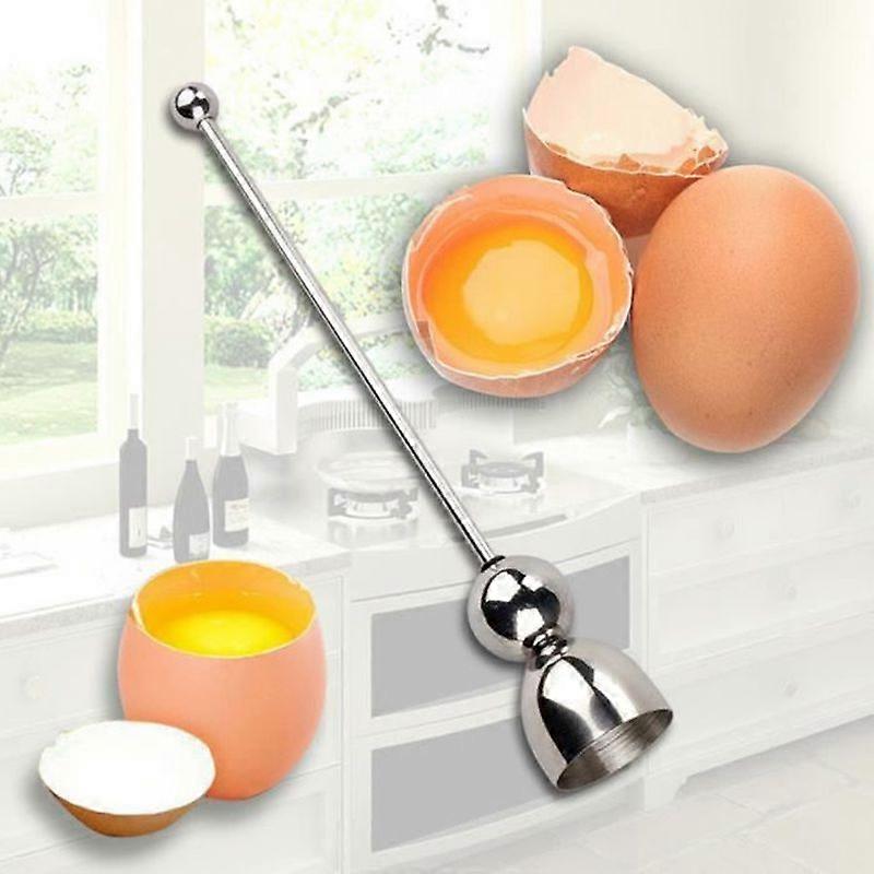 Tools New Stainless Steel Raw Eggshell Topper Cutter Egg Opener Kitchen Gadgets