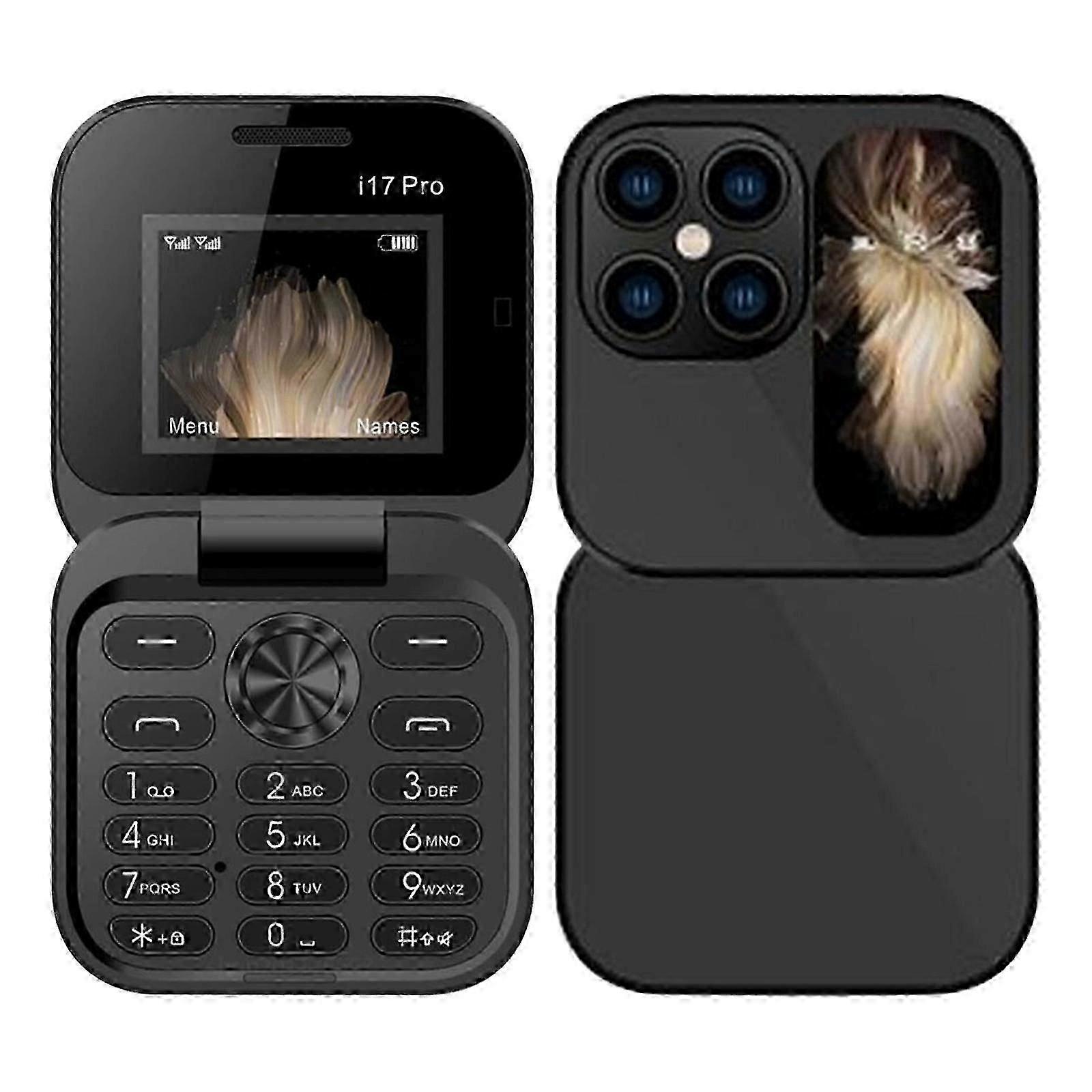 New Mini Flip Mobile Phone 2 Sim Card Small Display Foldable Cell Phone Unlocked Flip Phone 2g Flip Cell Phone For Seniors