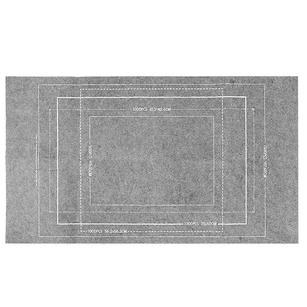 Jigsaw Puzzles Mat Playmat Roll Up Jigsaw Storage Felt Mat Puzzles Blanket Gray
