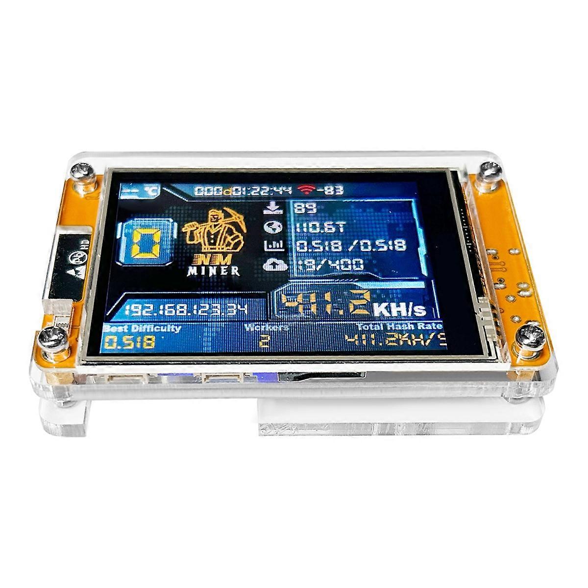 ESP32 Bitcoin Miner With Display Solo Mining Heltec Bitcoin NerdMiner V2 - ESP32  Crypto Miner With 2.8