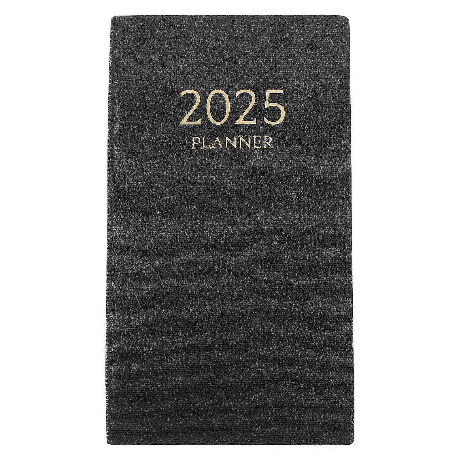 2025 A6 English Daily Planner with Monthly Index 2025 Planner Weekly Monthly Agenda Daily Goals Planner Academic Planner Schedule Recording Notepad fo
