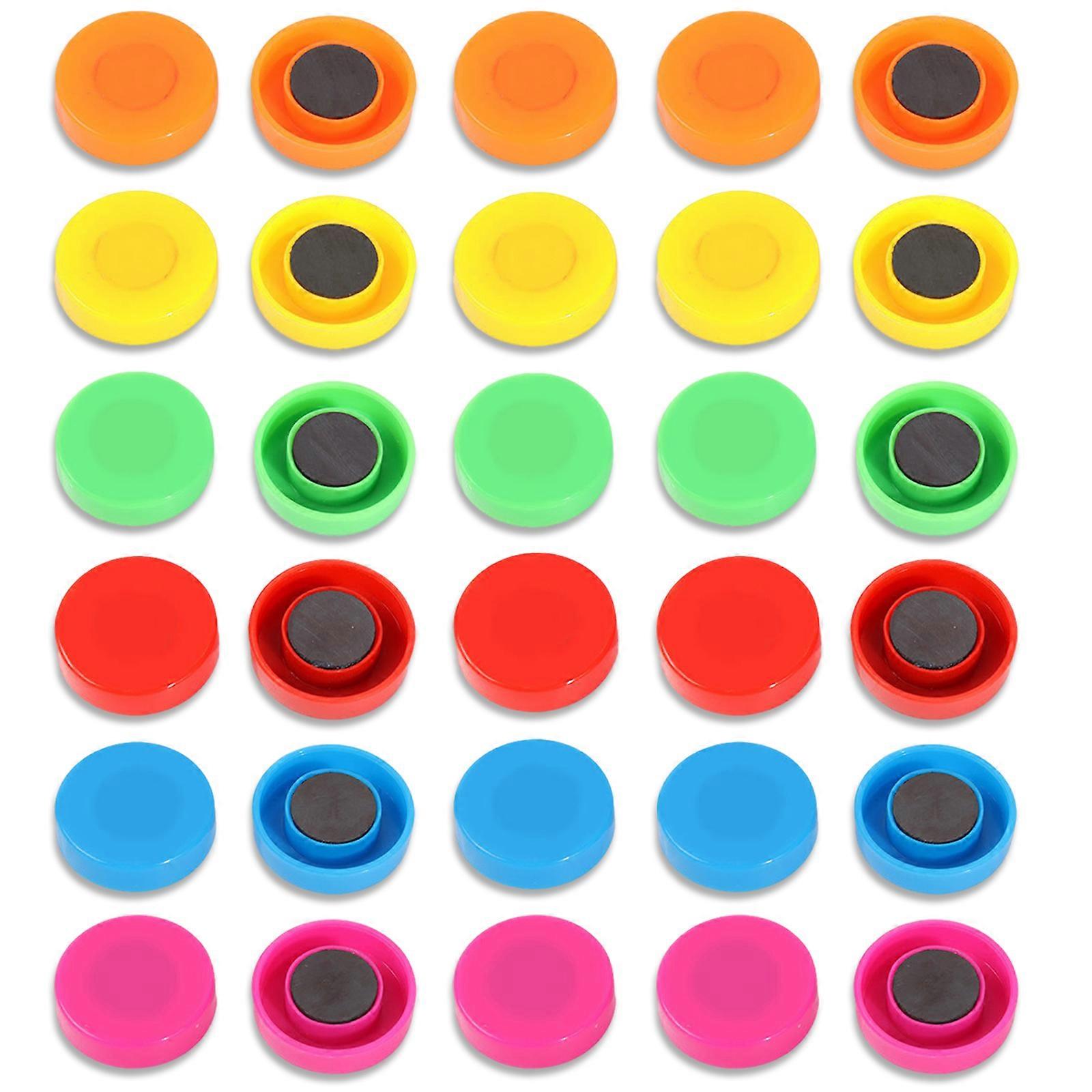 Official Size Ice Hockey Pucks With Smooth Surface, Training Pucks In Assorted Colors For Quick Passing, 30pcs With High Hardness And Resilience For