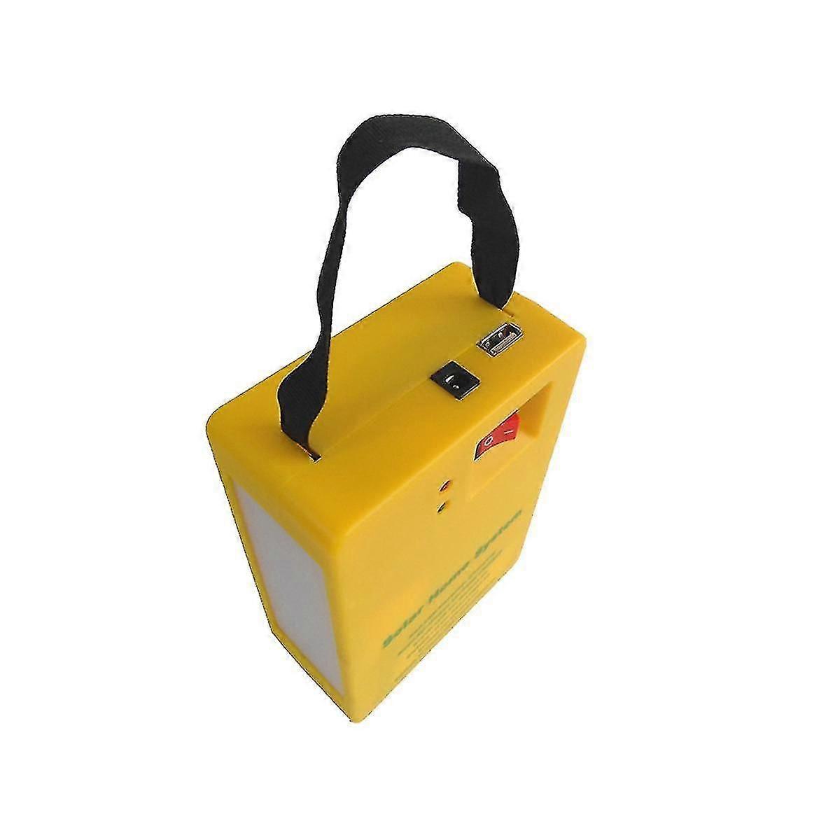 3.5w Solar Panel Light 2 Bulb Kit Solar System Energy Saving Solar Light Outdoor Indoor Rechargeabl