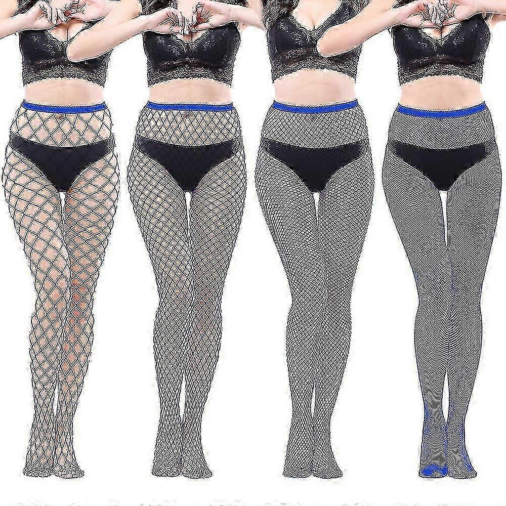 Shanghai Yangxin Collants résille taille haute Bas Femmes Résilles taille haute collants transparent