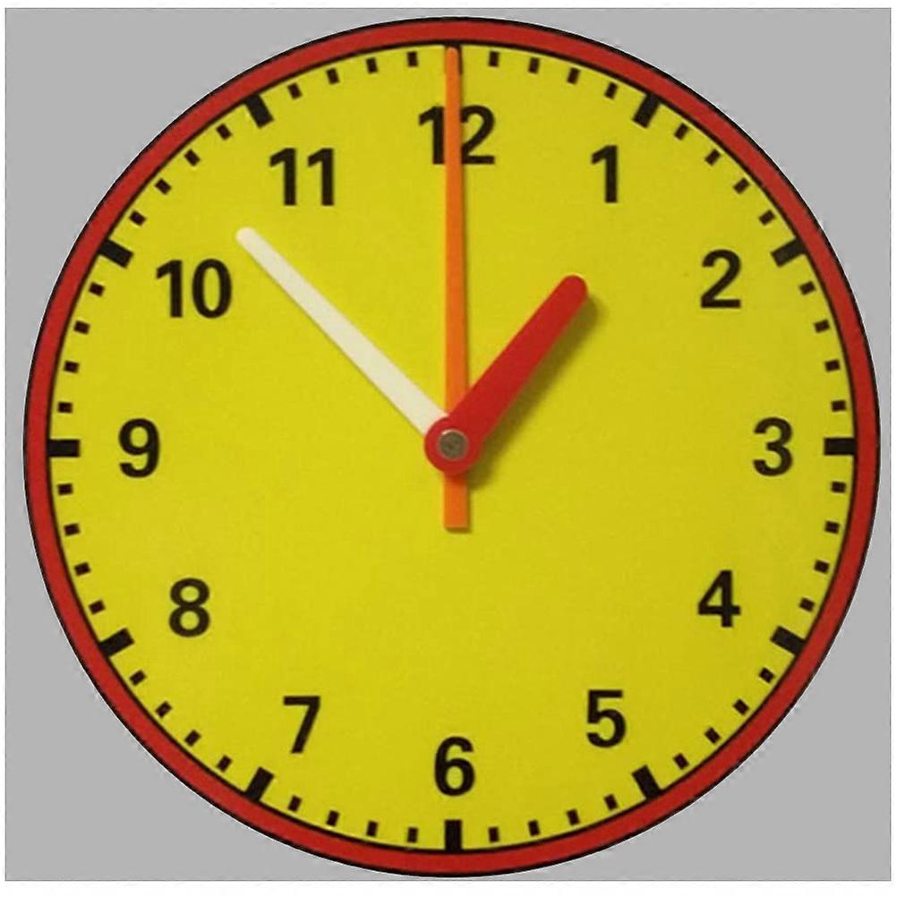 Kids School Learning with Magnetic Back Teaching Learn to Tell Time Clock School Supplies for Kids