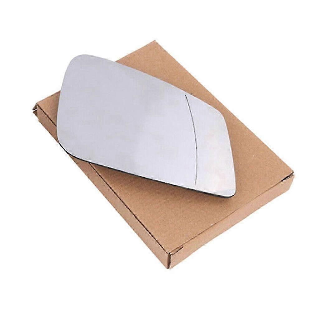 KYYET Left Side Door Wind Heated White Mirror Glass With