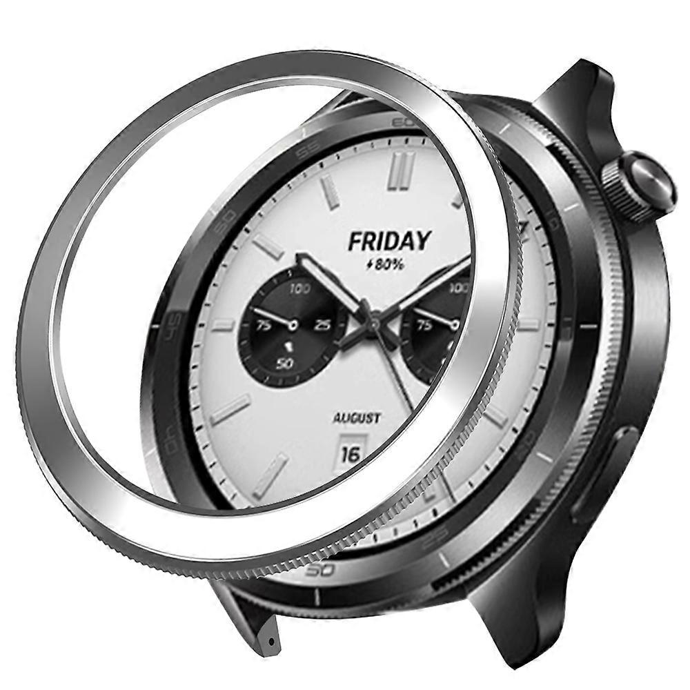 Xiaomi Watch S4 S3 PC-kellon kehys ohut muotoilu älykellon rengaskehys - hopea