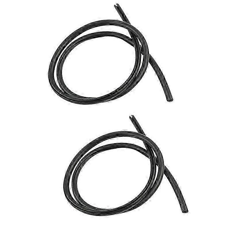 2PCS Black 39In Inner Fairing Trim Seal Fit for Touring Street Glide