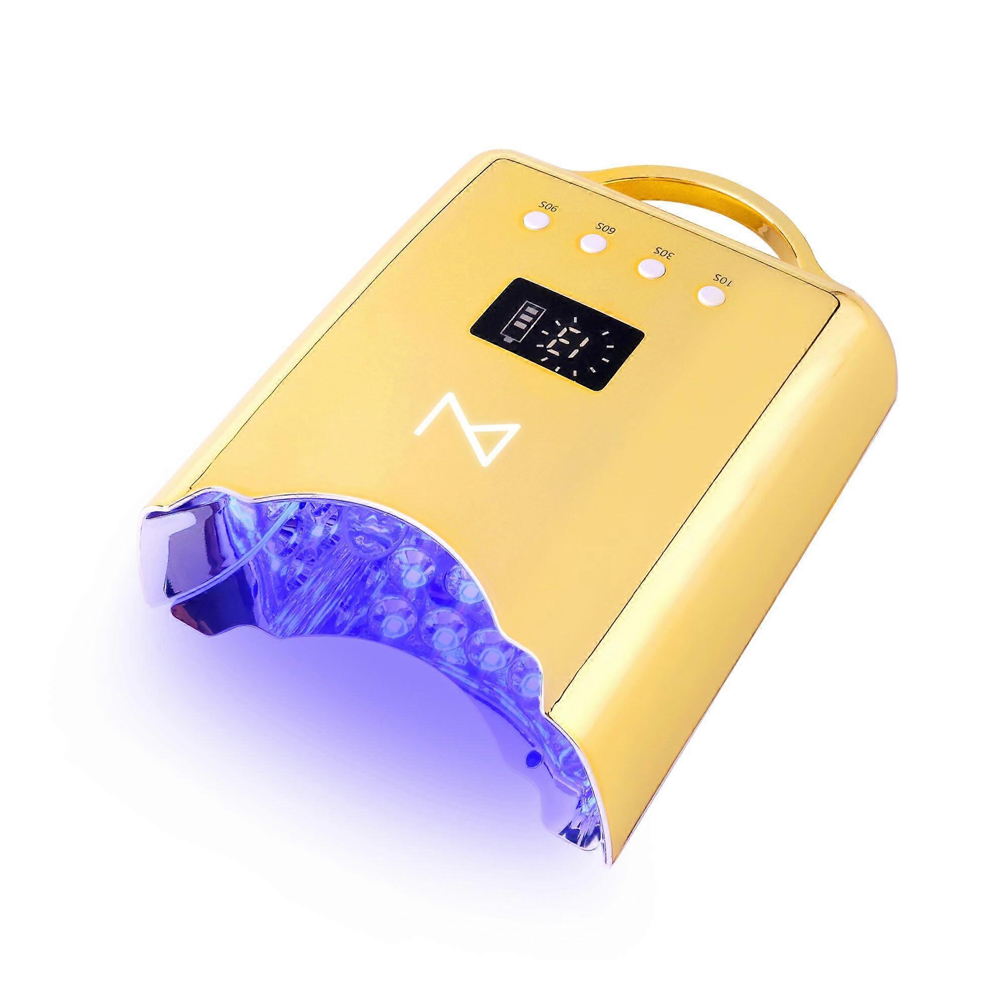Cordless Rechargeable Nail Curing Machine for All Nail Sizes, UV LED Lamp, Portable Design, Fast Drying Technology